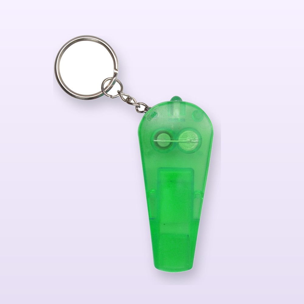 portachiavi con fischietto - verde