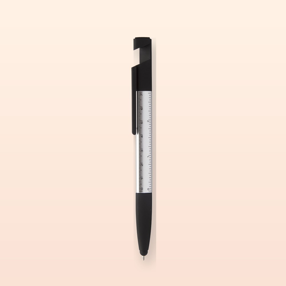 penna a sfera capacitiva - nero - argento
