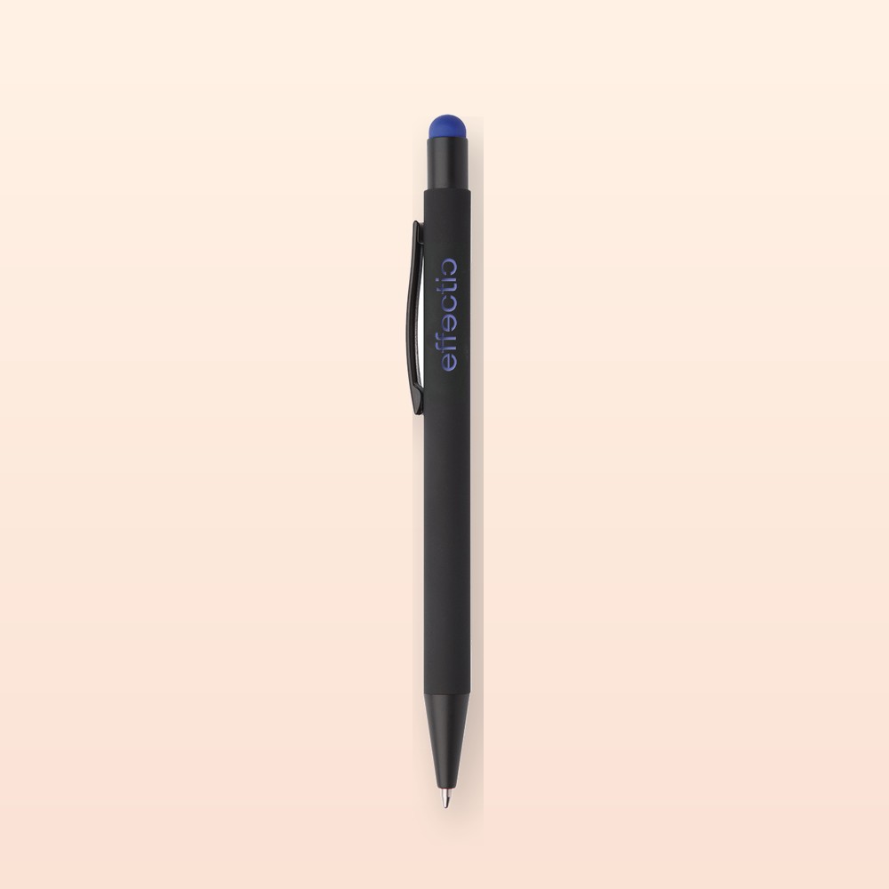 penna a sfera - blu - nero