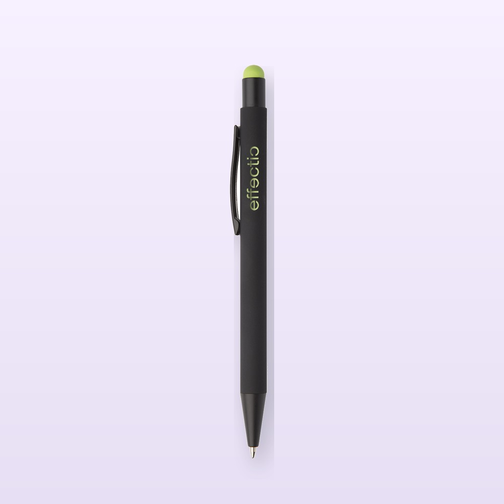 penna a sfera - verde - nero