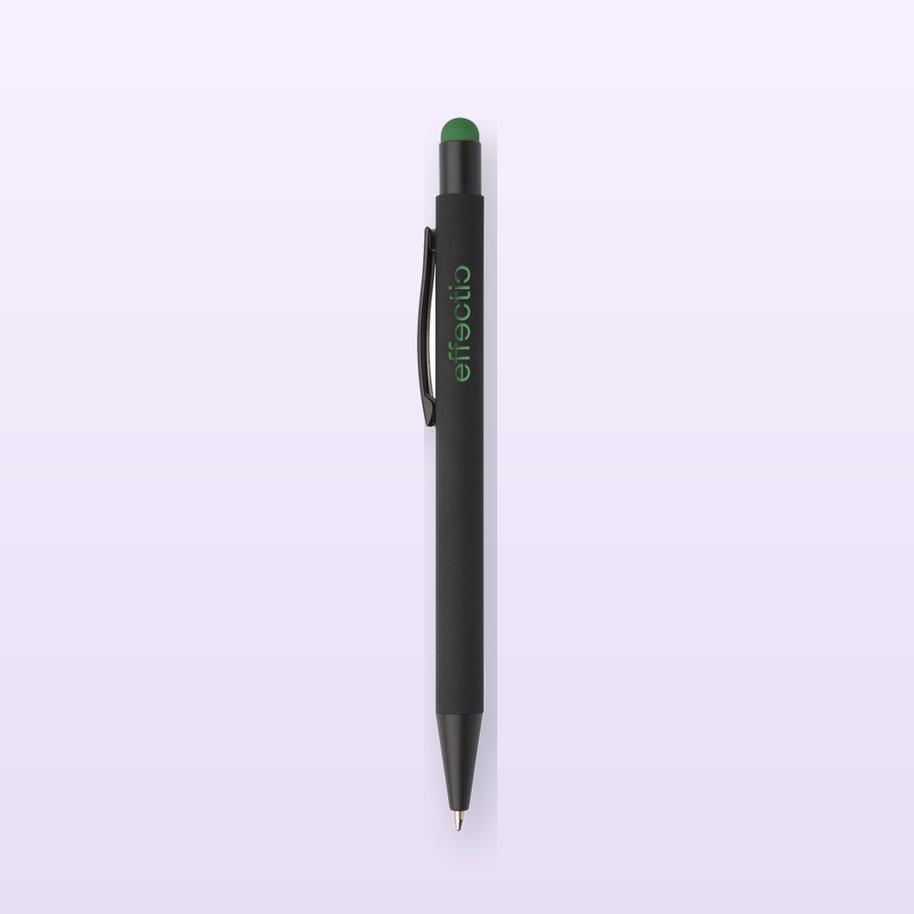 penna a sfera - verde scuro - nero