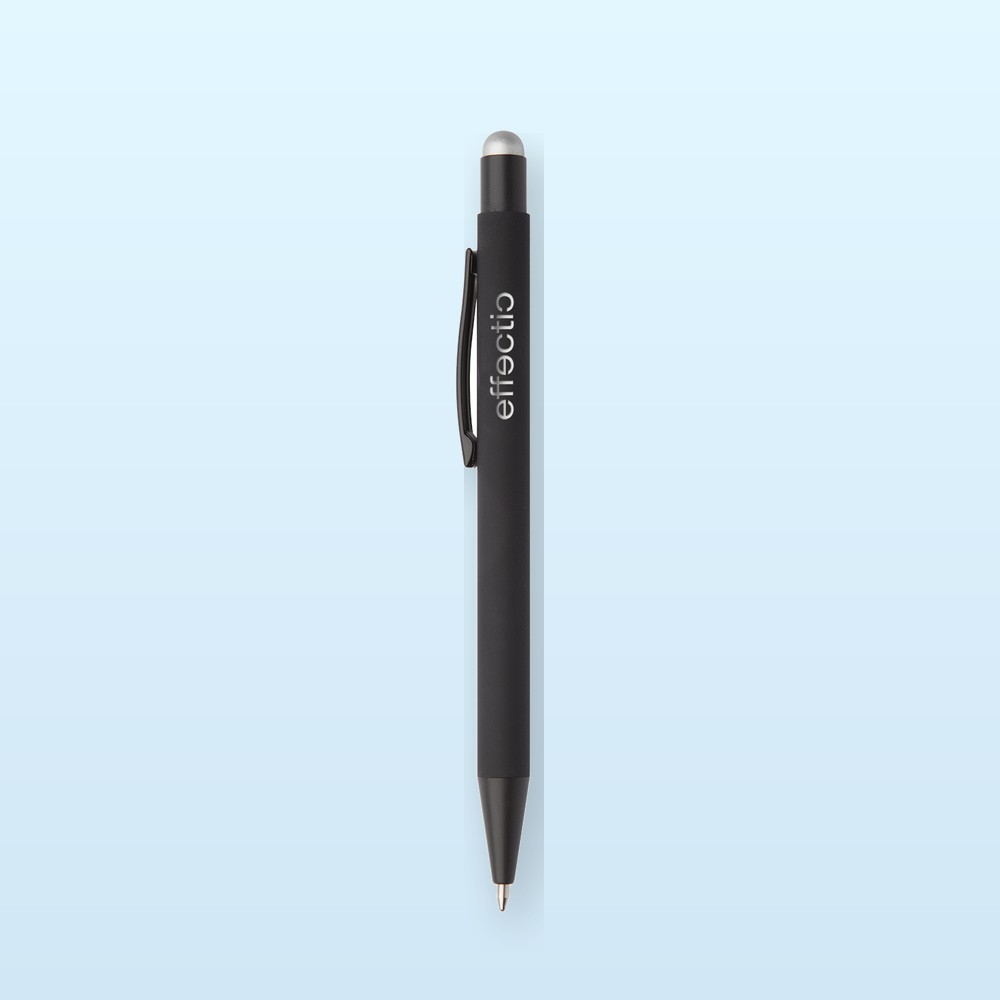 penna a sfera - argento - nero