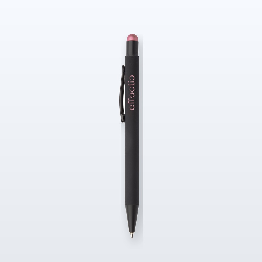 penna a sfera - fucsia - nero