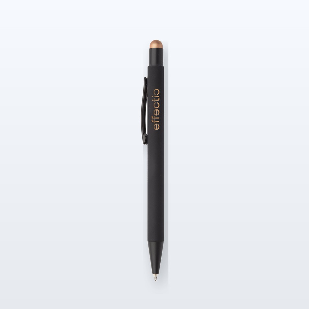 penna a sfera - bronzo - nero