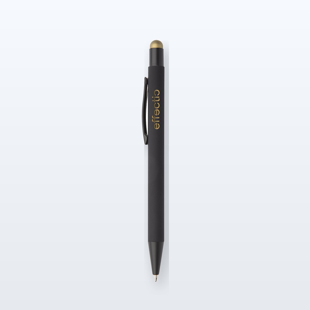 penna a sfera - oro - nero