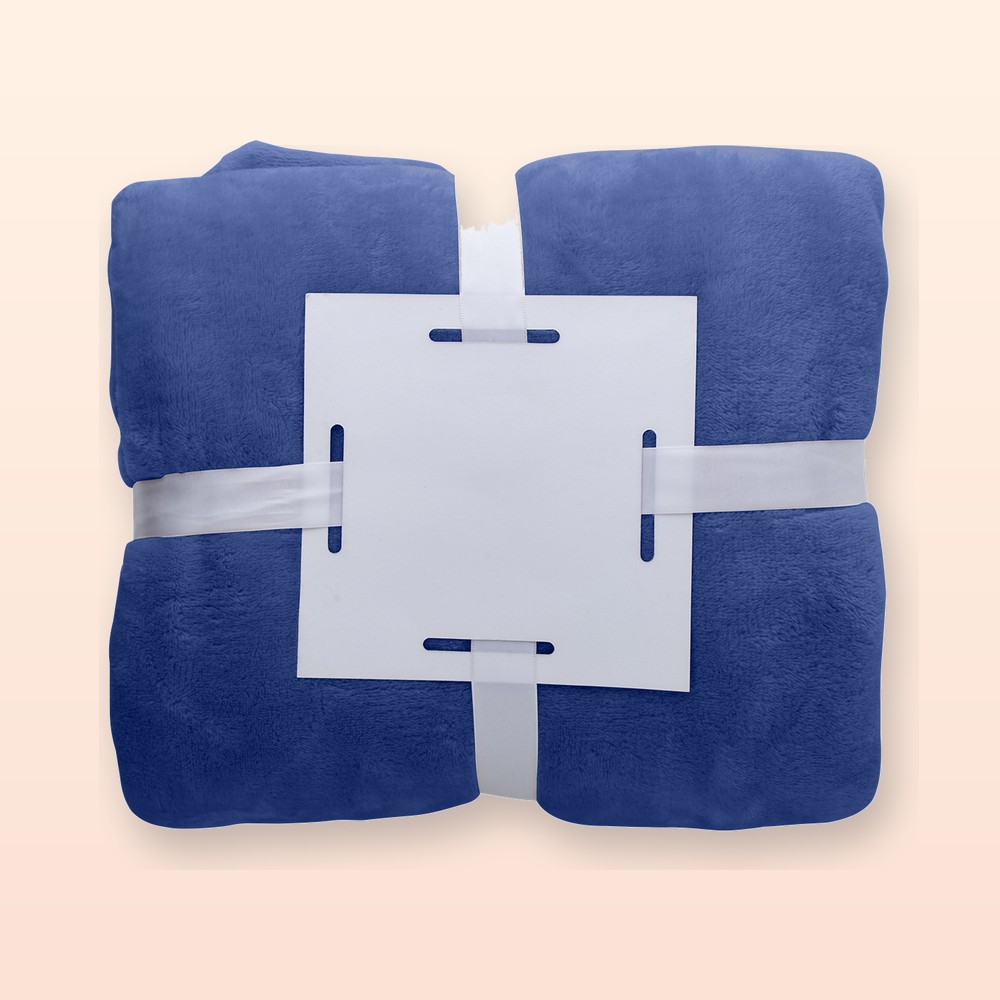 coperta in flanella - blu
