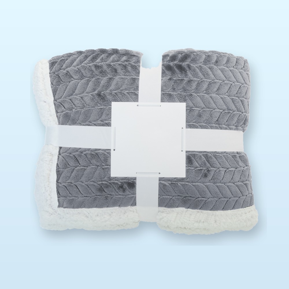 Coperta in RPET - grigio