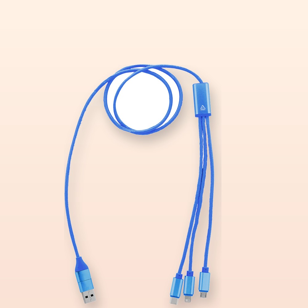Cavo ricarica USB - blu