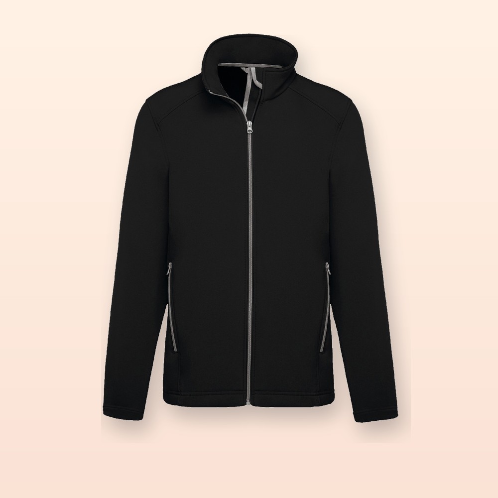 Giacca softshell a 2 strati - nero - S