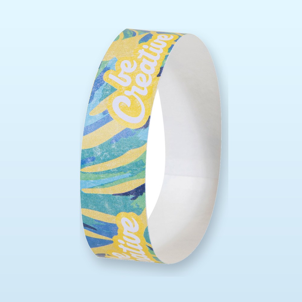 braccialetti personalizzati in tyvek (10 pezzi) - bianco