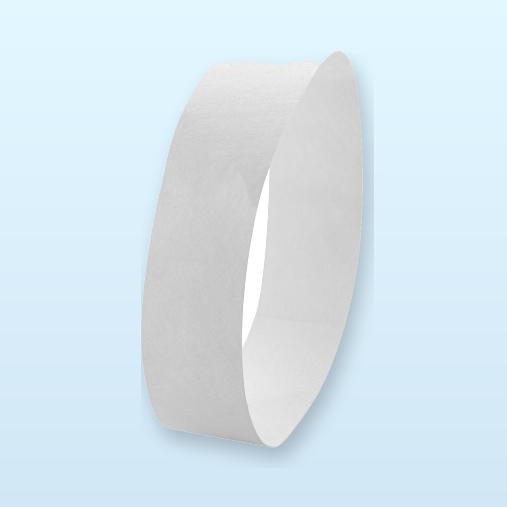 braccialetti in tyvek (10 pz) - bianco