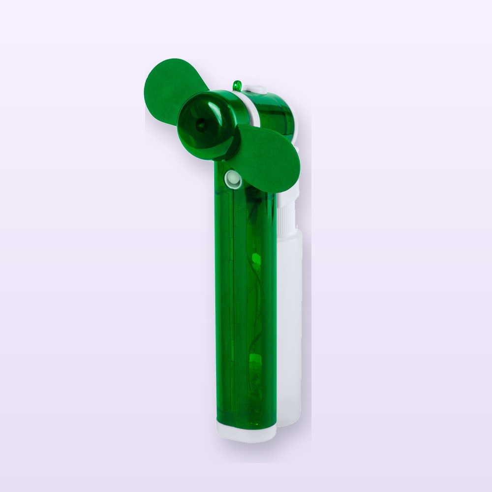 ventilatore con nebulizzatore - verde