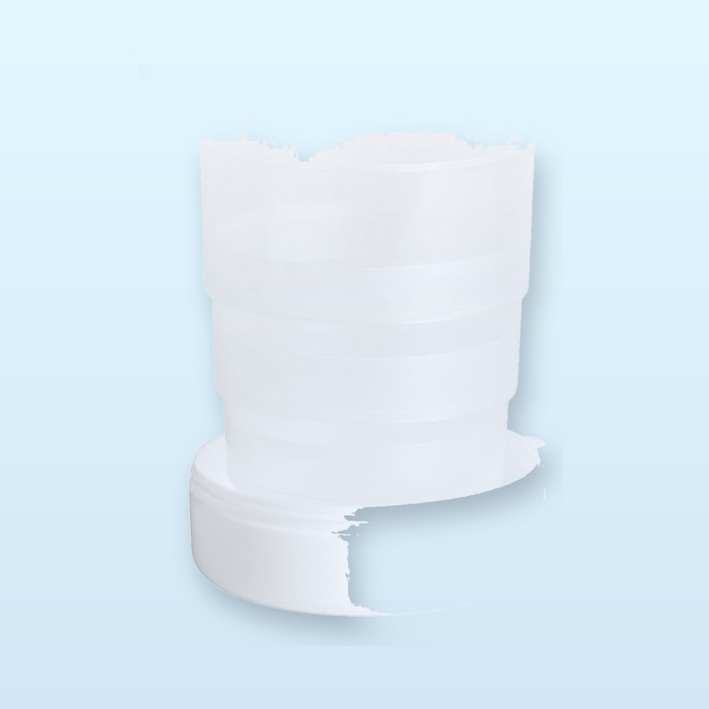 bicchiere pieghevole - bianco