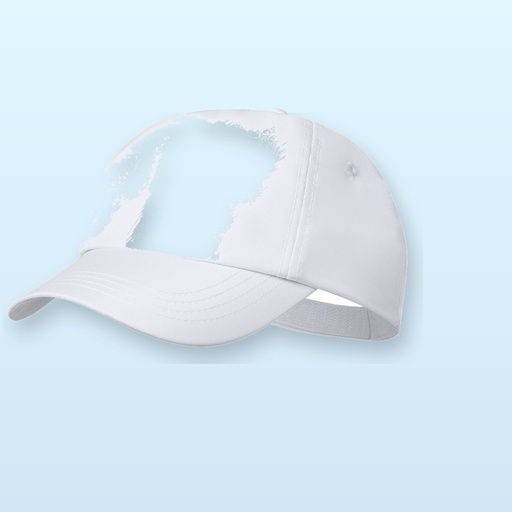 [BL-104254] cappellino baseball in RPET - bianco