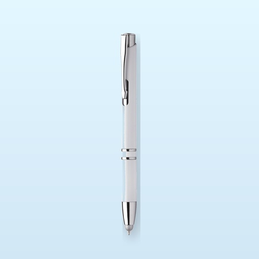 [BL-104326] penna a sfera capacitiva antibatterica - bianco