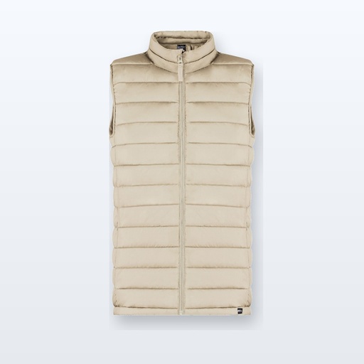 [BL-104409] gilet imbottito in RPET - naturale - L