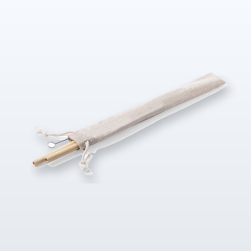 [BL-104472] set cannucce in bambù - naturale