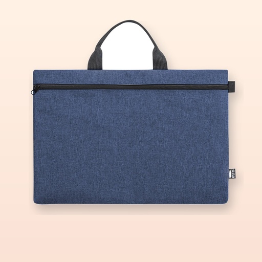 [BL-104486] borsa portadocumenti in RPET - blu scuro