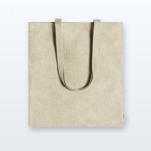 [BL-104630] Shopper in canapa - naturale