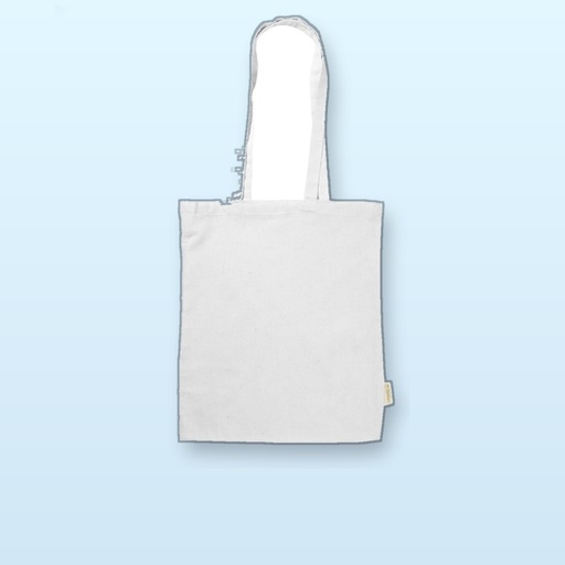[BL-104633] Shopper in cotone - bianco