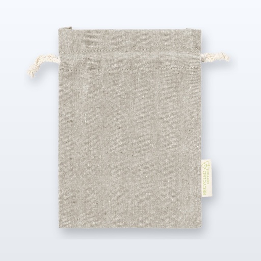 [BL-104651] sacchetto regalo in cotone, medio - naturale