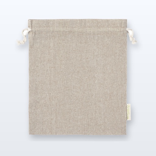 [BL-104654] sacchetto regalo in cotone, grande - naturale