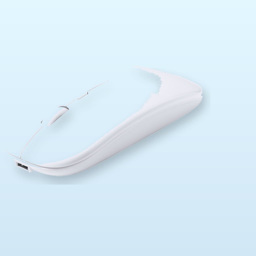 [BL-104726] Mouse ottico in ABS riciclato (RABS) - bianco