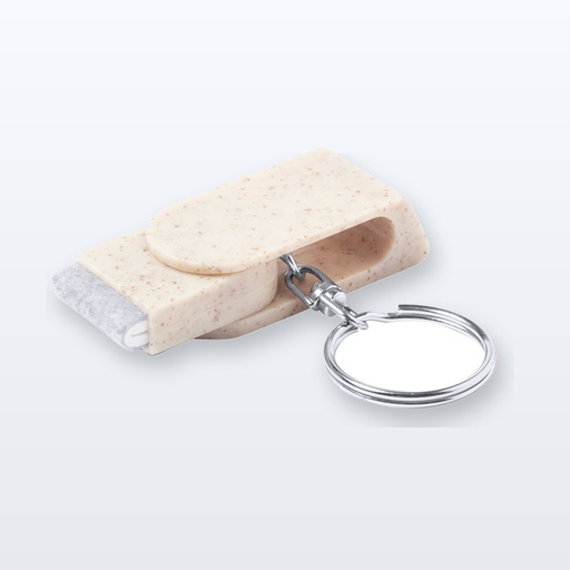 [BL-104779] Portachiavi con supporto cellulare - naturale