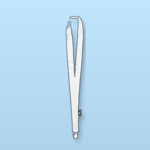 [BL-104815] lanyard - bianco