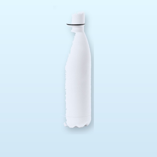 [BL-104894] Borraccia in acciaio - bianco