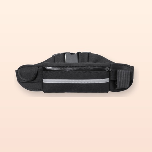 [BL-104932] marsupio con catarifrangente - nero