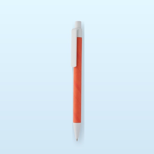 [BL-105133] penna a sfera - arancione - bianco
