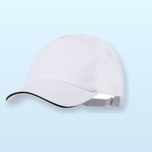 [BL-105455] cappellino baseball in RPET - bianco