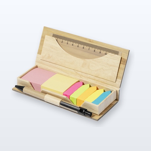 [BL-105500] blocco fogli adesivi - naturale
