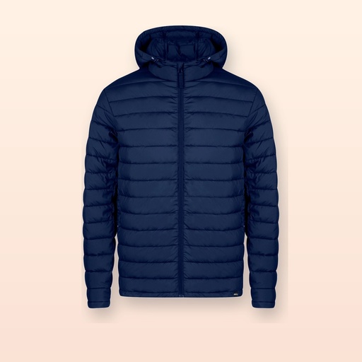 [BL-105558] Giubbino in RPET - blu scuro - XS