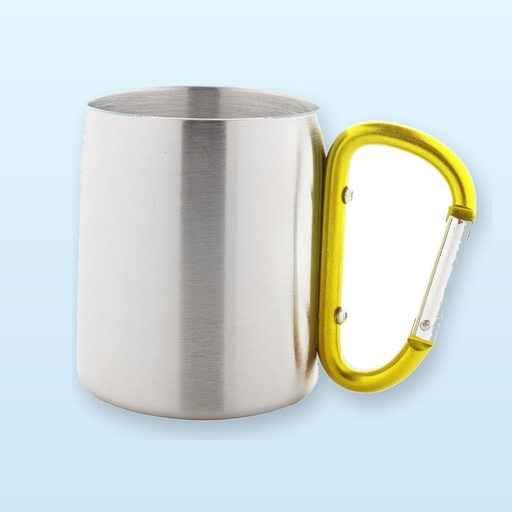 [BL-105819] Tazza in acciaio - giallo - argento