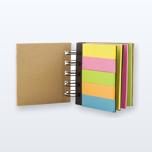 [BL-105996] blocco fogli adesivi - naturale