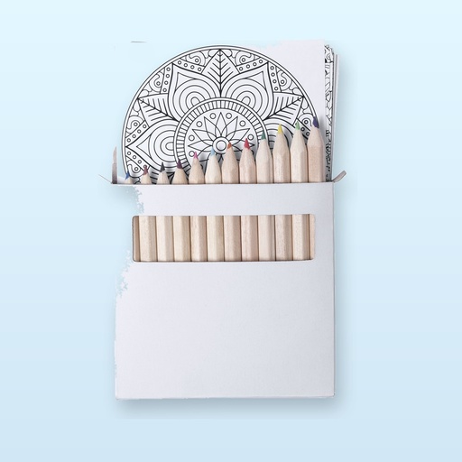 [BL-106575] set mandala da colorare - bianco