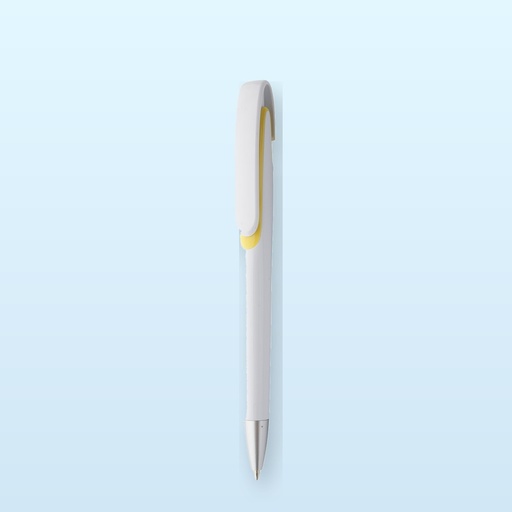 [BL-106834] penna a sfera - giallo - bianco