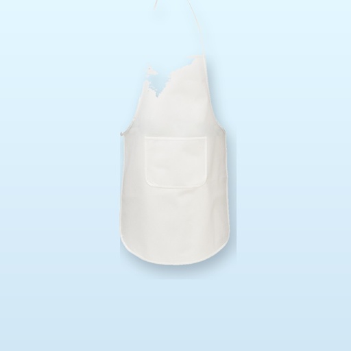 [BL-106909] grembiule - bianco