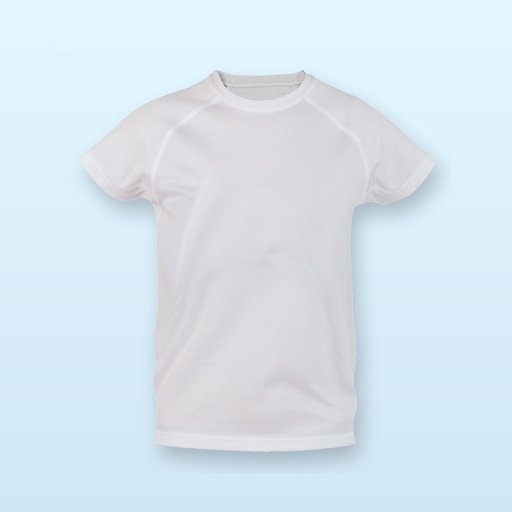 [BL-106963] T-shirt sportiva ragazzo - bianco - 4-5