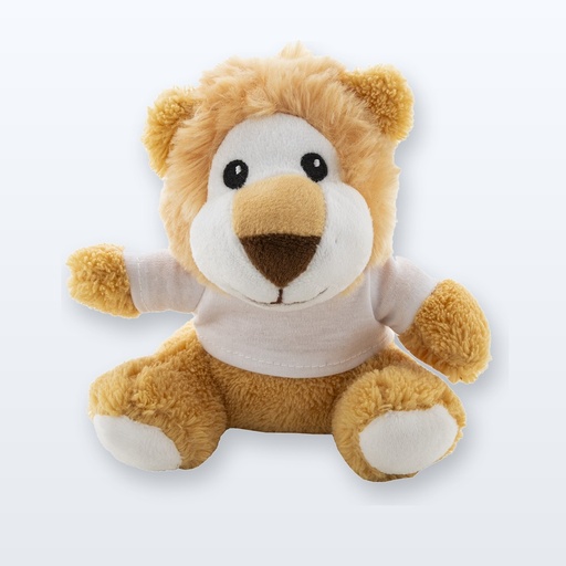 [BL-107032] Peluche in RPET, leone - marrone