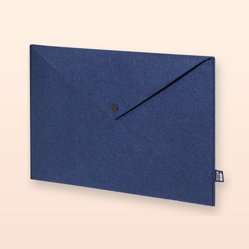 [BL-107137] Cartellina in RPET - blu scuro