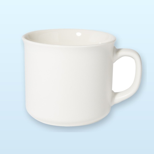 [BL-107230] Tazza in ceramica finitura opaca - bianco