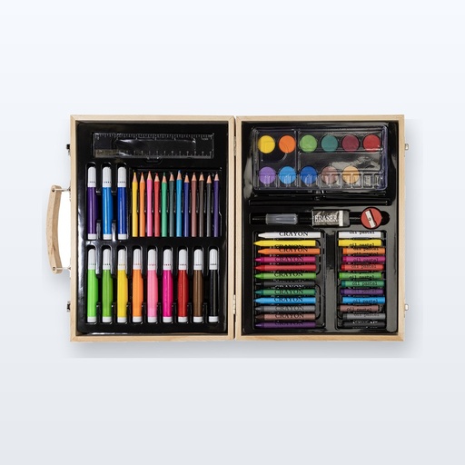 [BL-107524] set completo per disegnare e dipingere - naturale
