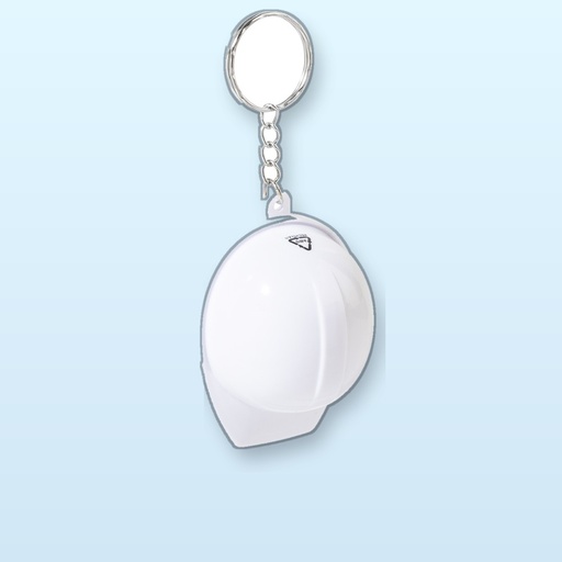 [BL-107658] Portachiavi con apribottiglie in RABS - bianco