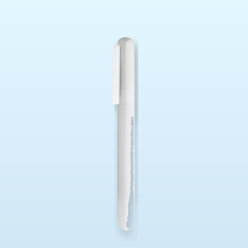 [BL-108357] Penna gel in ABS riciclato - bianco