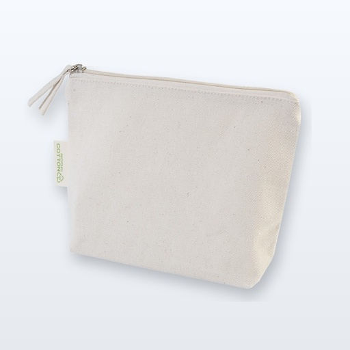 [BL-108362] Trousse in cotone riciclato - naturale