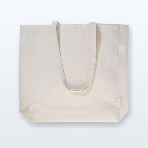 [BL-108372] Shopper in cotone riciclato - naturale