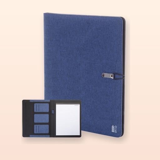 [BL-108463] Cartella documenti in RPET - blu